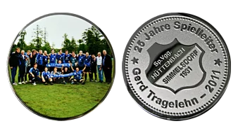 Sportmedaille individualiserte Prägung und Druck
