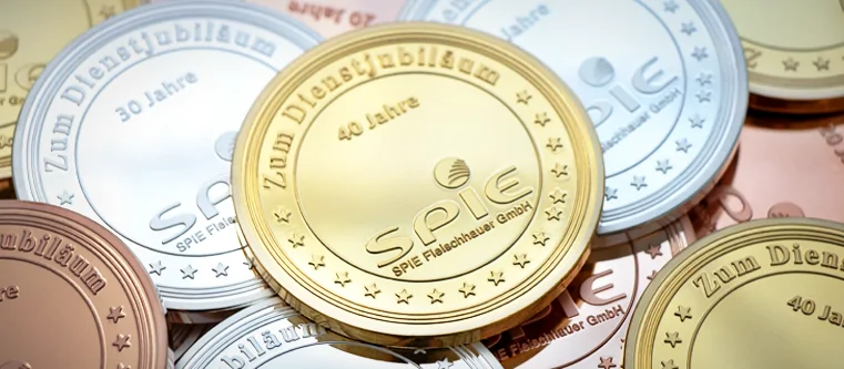 gold silber kupfer Medaillen