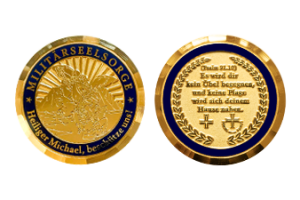 Bedeutungsvolle Militärseelsorge Münze