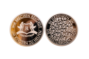 Rekordteam Silbrmünze