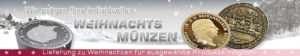 Münzen prägen lassen als personalisierte Weihnachtsgeschenke mit eigenem Motiv